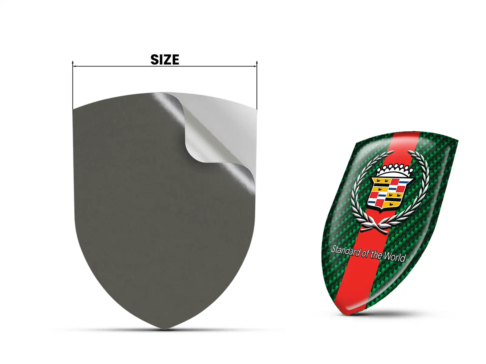 Cadillac Silikon Emblem Racing Premium Domes Limited Stil